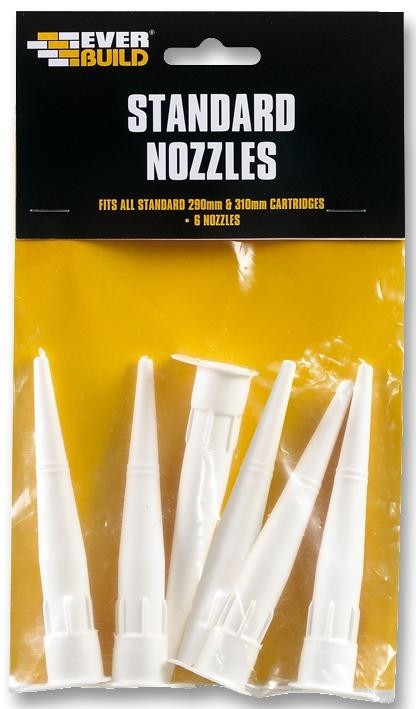 Everbuild Nozstd Standard Nozzle Pack (Pk 6)