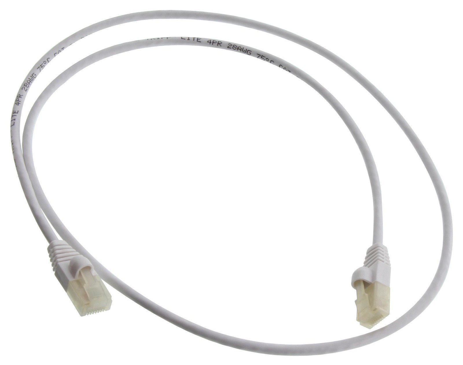 Eaton Tripp Lite N261Ab-S03-Wh Enet Cable, Rj45 Plug-Plug, 3Ft, White