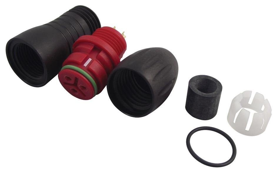 Binder 99-9106-50-03 Socket, Free, 4-6mm, Red, 3Way