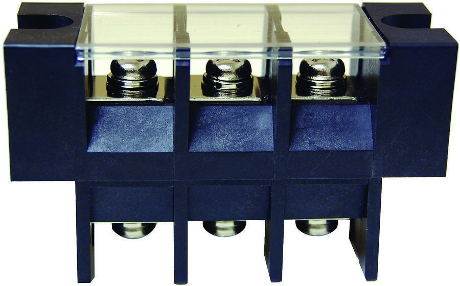 Blockmaster Electronics Otb-388-02P-C Terminal Block, Barrier, 2 Position, 8-2Awg