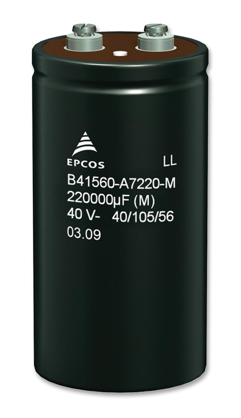 EPCOS B43705B5338M000 Capacitor, 3300Uf, 450V, Alu Elec, Screw