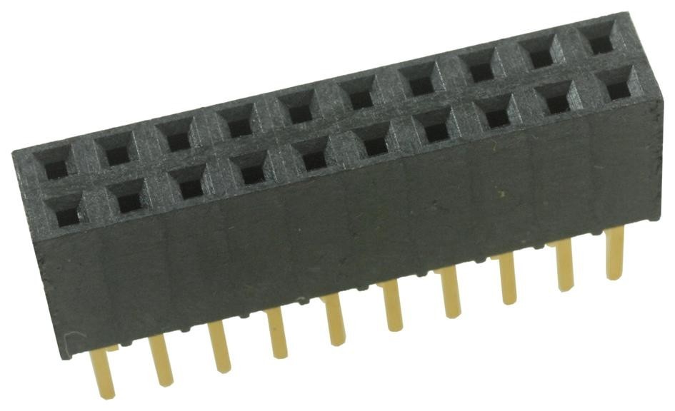 Samtec Ssq-118-03-G-D Connector, Rcpt, 36Pos, 2Row, 2.54mm