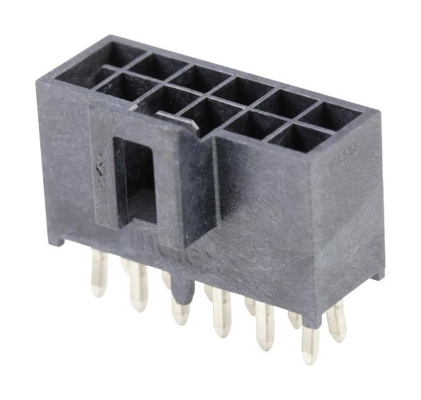 Molex 105310-1112 Connector, Hdr, 12Pos, 2Row, 2.5mm, Th