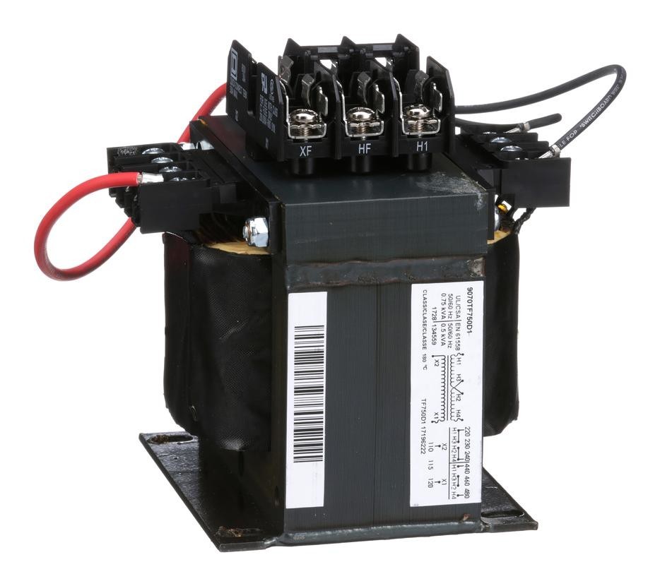 Square D By Schneider Electric 9070Tf750D1 Chassis Mount Transformer, 750Va
