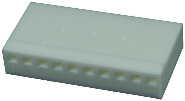 Molex 10-11-2103 Connector, Rcpt, 10Pos, 1Row, 2.54mm