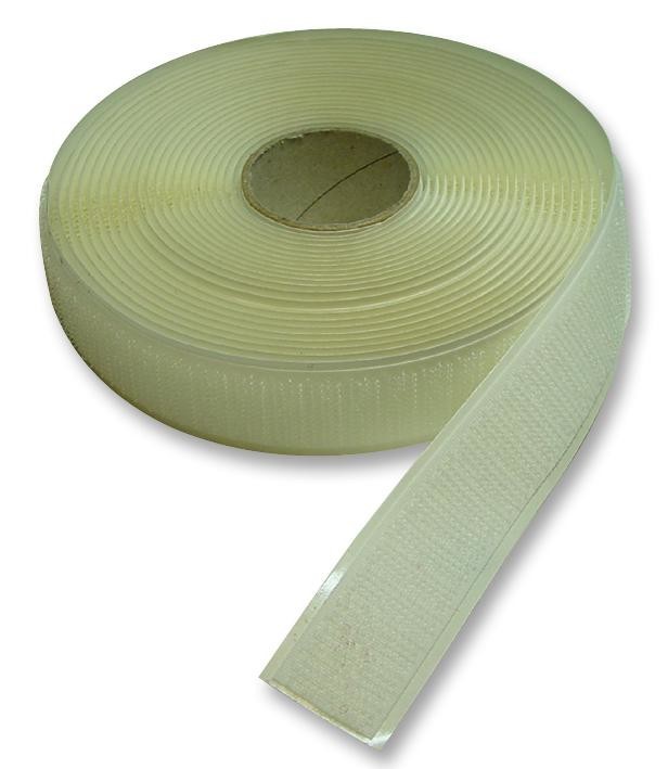 Velcro Eb8802001011405 Tape, Hook Only, 20mm X 5M, White