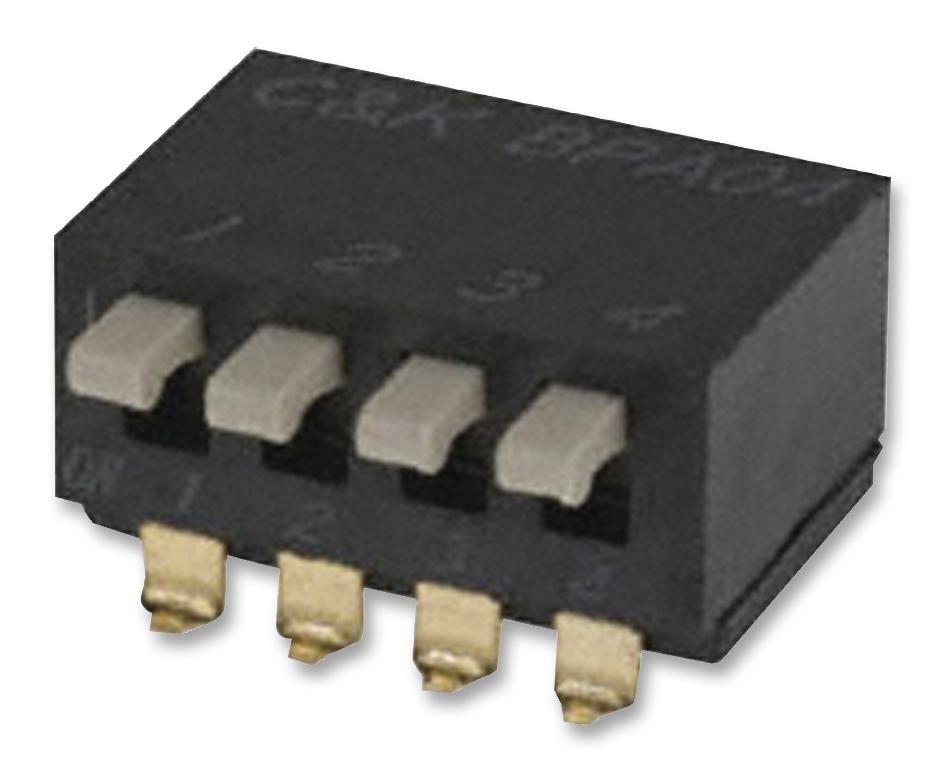 Alcoswitch / Te Connectivity 1571999-9 Dip Switch, 4Pos, 0.1A, 24V, Smd