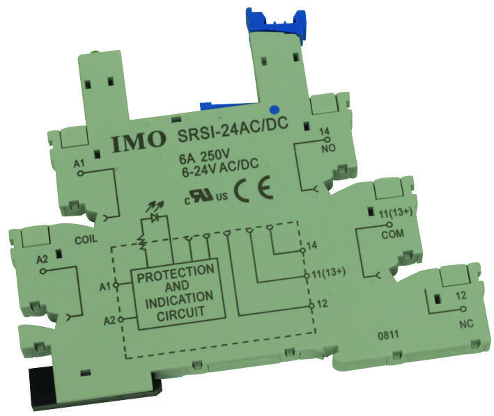 Imo Precision Controls Srsi-24Ac/dc Relay Socket