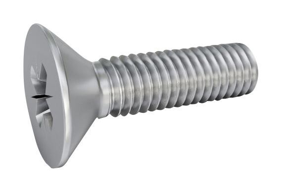 TR Fastenings Tr00008203-000 Screw, Flat/csk Head Pozidriv, M2, 5mm