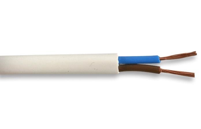 Pro Elec Pel01101 Cable 2182Y 0.75mm White 5M