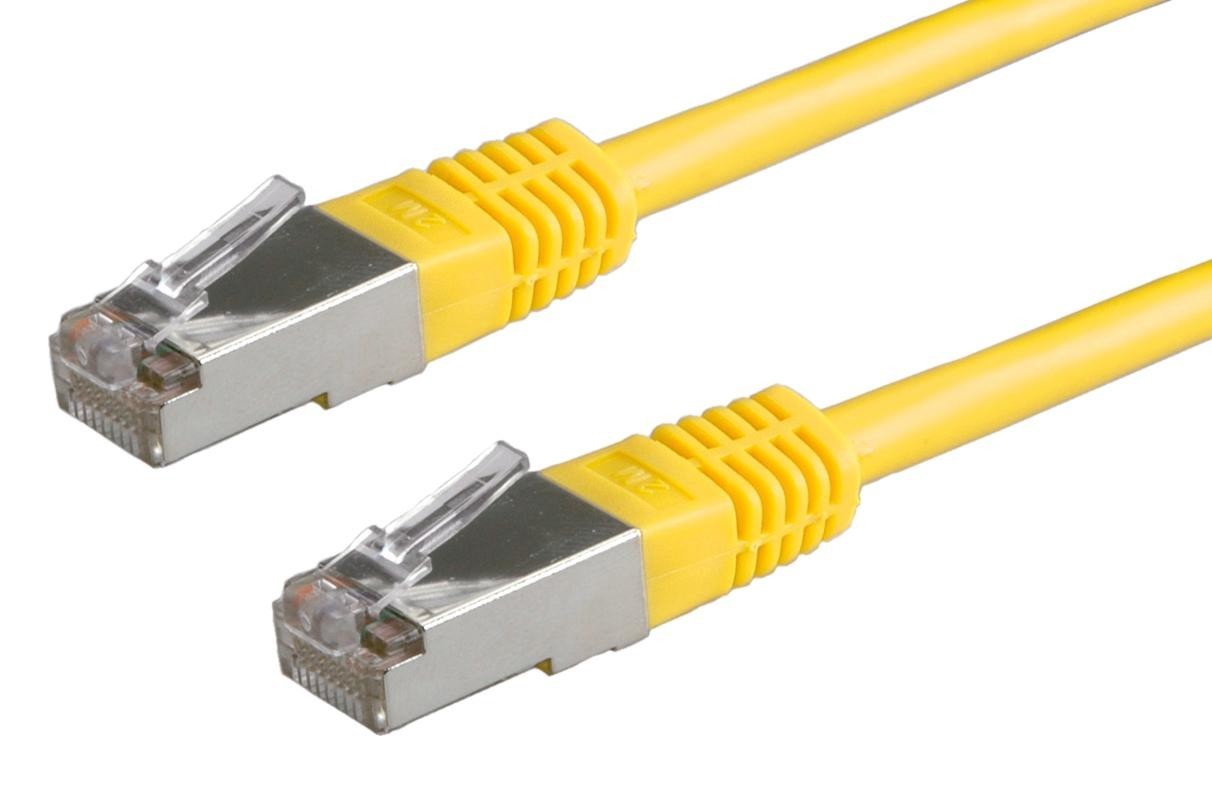 Multicomp Pro Mp001956 Patch Cord, Rj45 Plug-Plug, Yellow, 1M