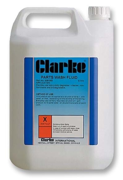 Clarke International 3051063 Degreaser/cleaner, 5L, Concenrated