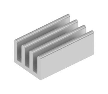 Fischer Elektronik Sk 694 50 Sa Heatsink, 50mm x 15mm x 14mm, Aluminium