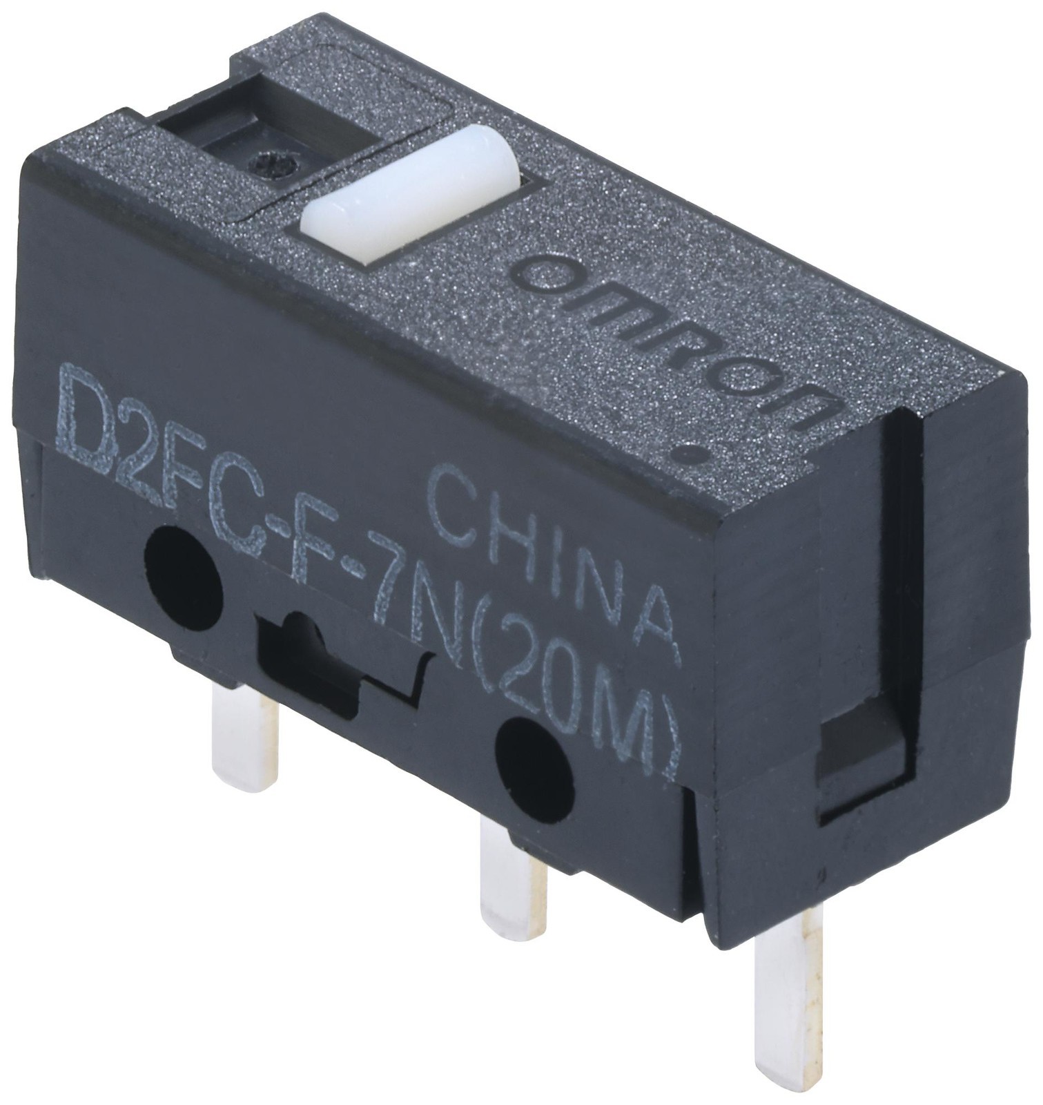 Omron Electronic Components D2Fc-F-7N(20M)(Std) Microswitch, Spst-No, 0.001A, 6Vdc