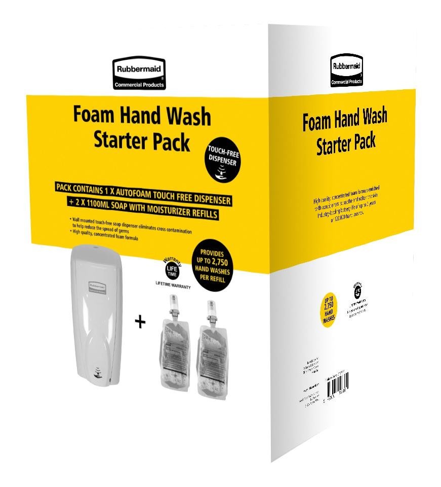 Rubbermaid 2127384 Starter Pack Foam Hand Wash, Touch-Free