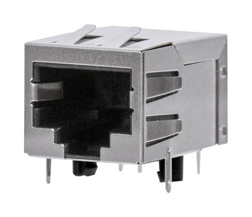 Stewart Connector Ss-90000-012 Modular Conn, 8P8C, R/a Rj45 Jack, Th
