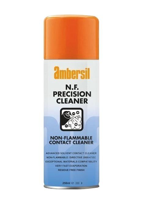 Ambersil N F Precision Cleaner, 250Ml Cleaner, Contact, Aerosol, 250Ml