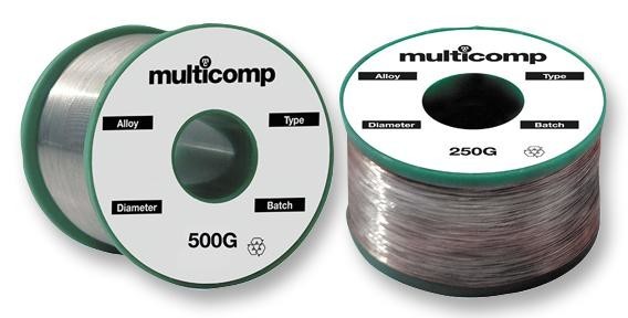 Multicomp 812013 Solder Wire, Lead Free, 1.2mm, 250G