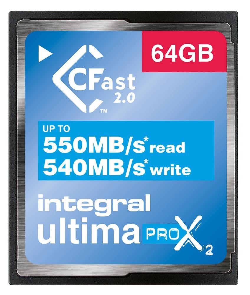 Integral Incfa64G-550/540 64Gb Ultimapro Cfast 2.0