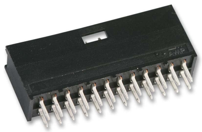 Amp Connectors / Te Connectivity 280521-1 Header, Shrouded, 180Deg, 24Way