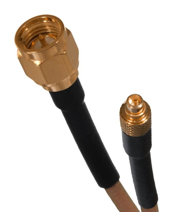 Johnson Cinch Connectivity 415-0202-M1.0 Coax Cable, Rg174, Sma-mmcx Plug, 3.3Ft