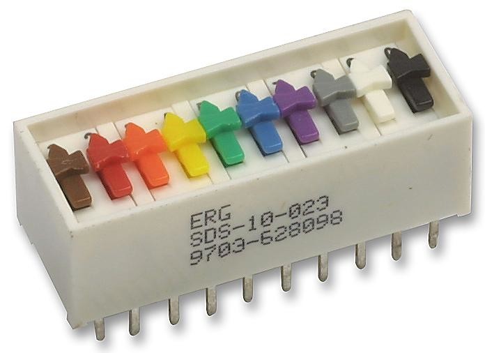 Erg Components Sds-10-023 Switch, Dil, St, 10Way