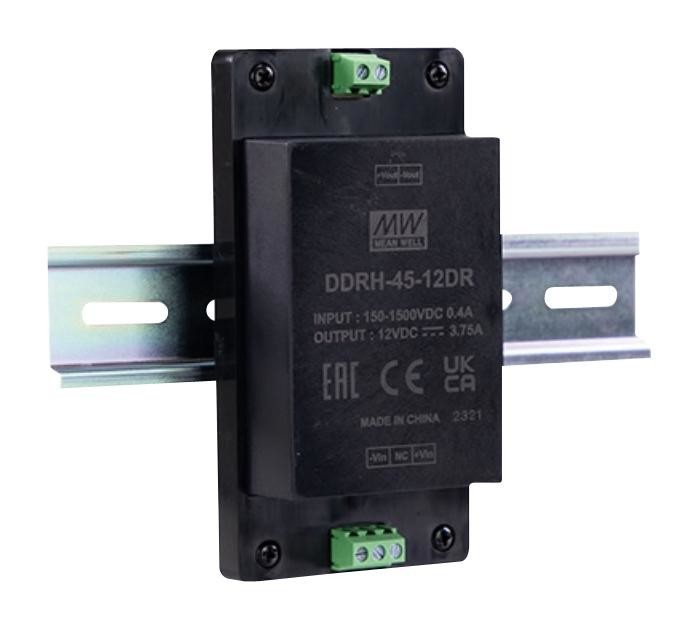 MEAN WELL Ddrh-45-15Dr Dc-Dc Converter, 15V, 3A