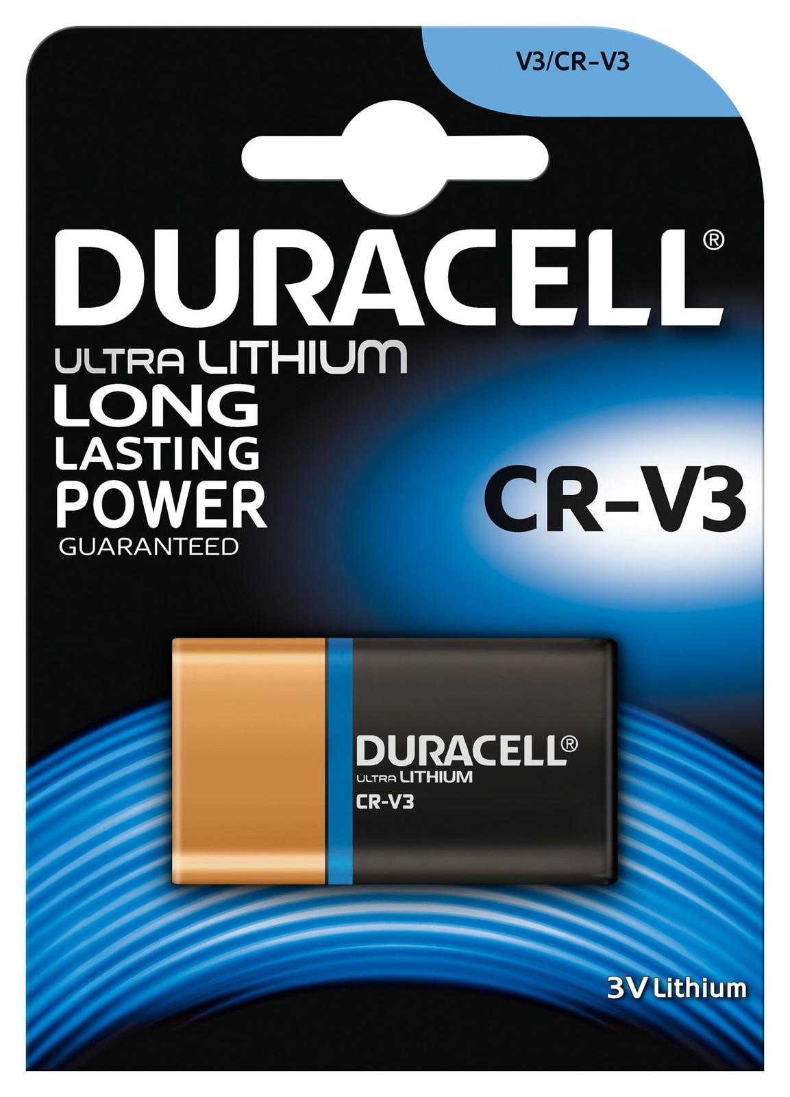 Duracell Dlcr-V3 Battery, Lithium, Cr-V3