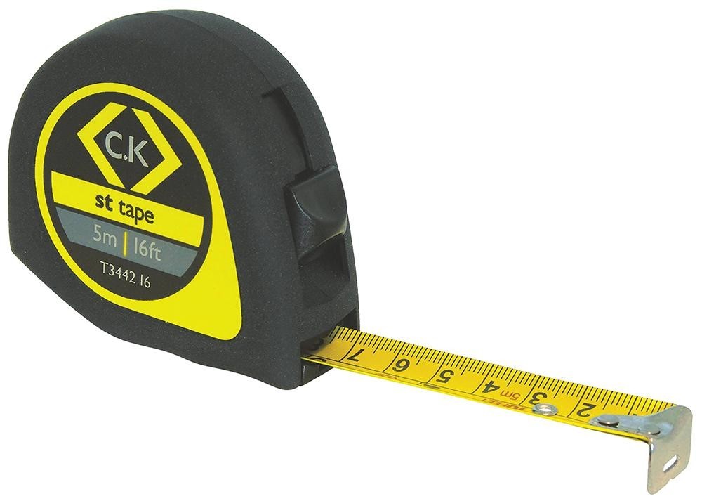 Ck Tools T3442 16 Tape Measure, Softech,5M, 16Ft