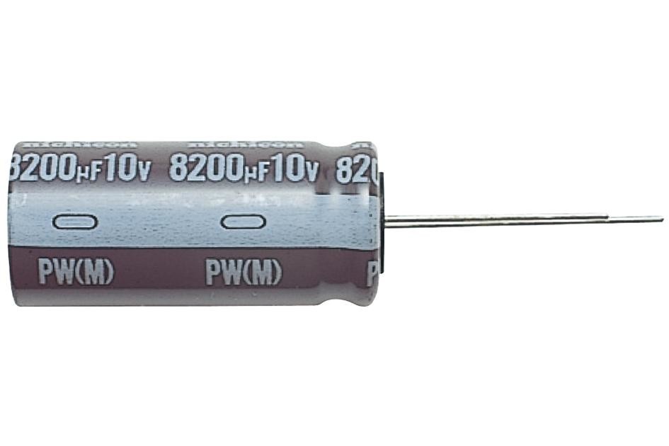 NIchicon Upw1A272Mhd1To Aluminum Electrolytic Capacitor, 2700Uf, 10V, 20%, Radial