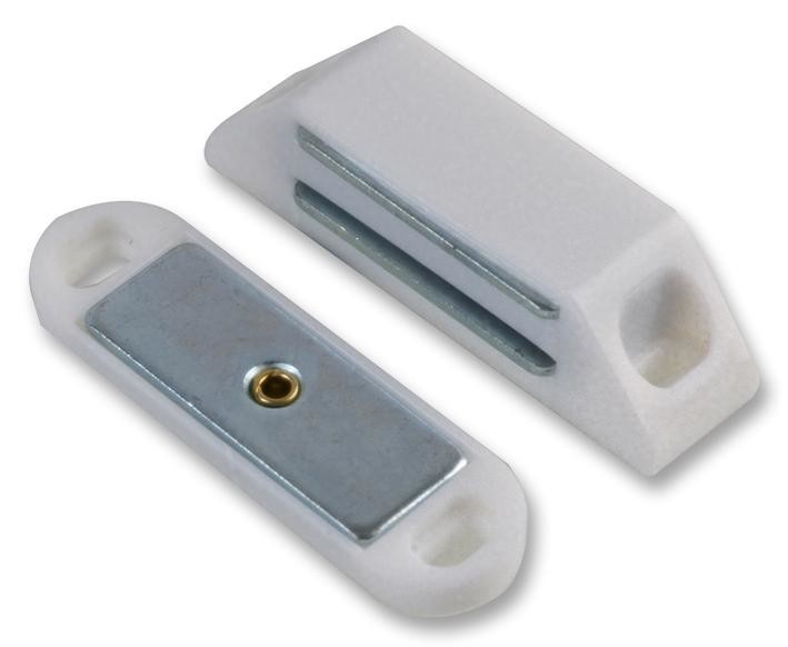 Duratool D00848 Magnetic Catch, Large, White (Pk10)