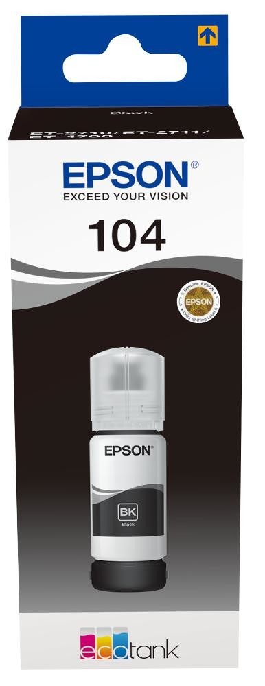 Epson C13T00P140 Ink Refill 104 Ecotank Black