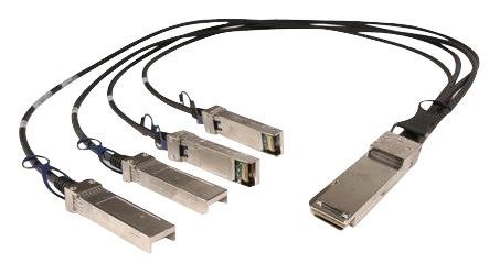 Volex Q4S10V30Vp200S Cable Assy, Qsfp+ To Sfp+ X4 Plug, 6.6Ft