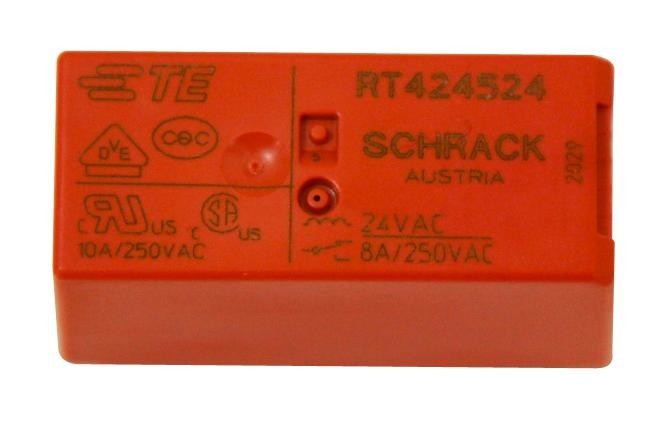 Schrack / Te Connectivity 7-1393243-6 Relay, Dpdt, 250Vac, 8A