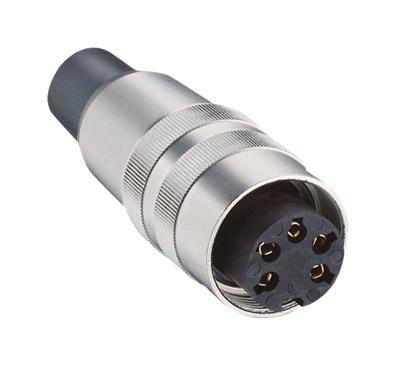 Lumberg Kv 50-8 Circular Connector, 5Pos, Plug, Cable