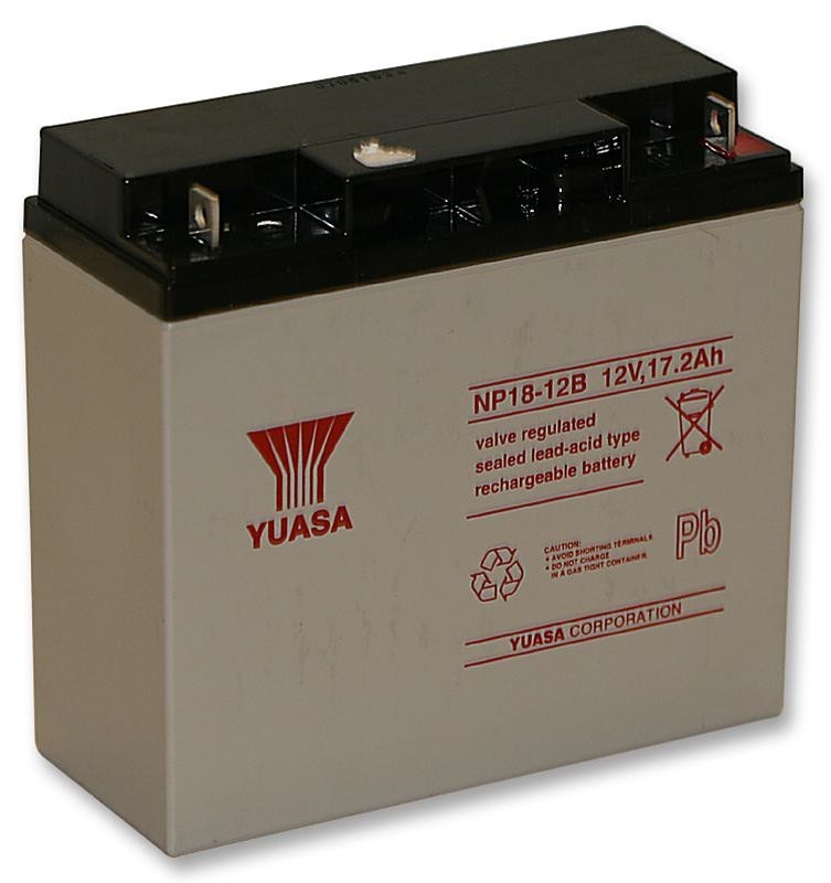 Yuasa Np18.0-12 Battery,lead Acid,18Ah,12V
