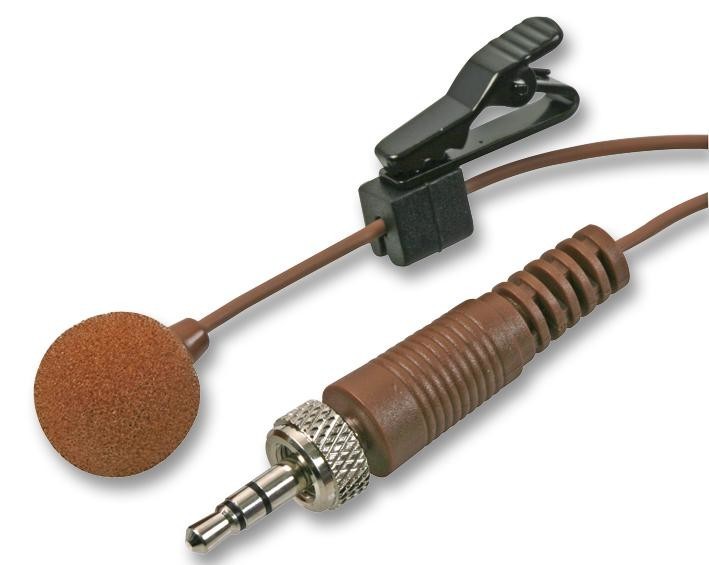 Pulse Mic-500Lj Brown Microphone, Lavalier, Lock Jack