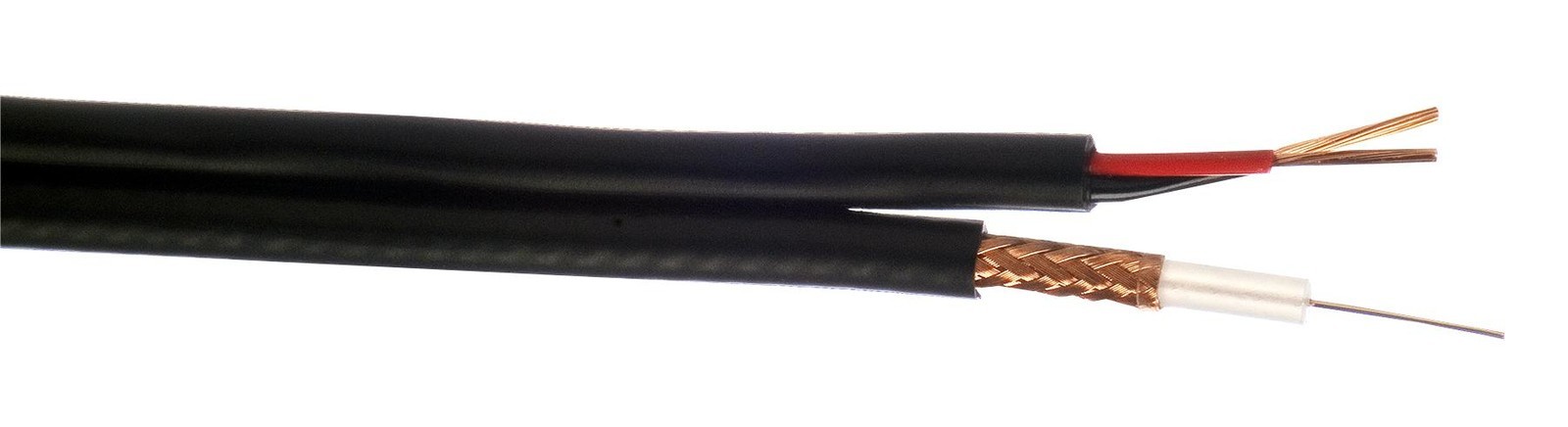 Webro 510026-Blk-100 Cable, Coax Cabnex Rg59U+2 Core 100M Blk