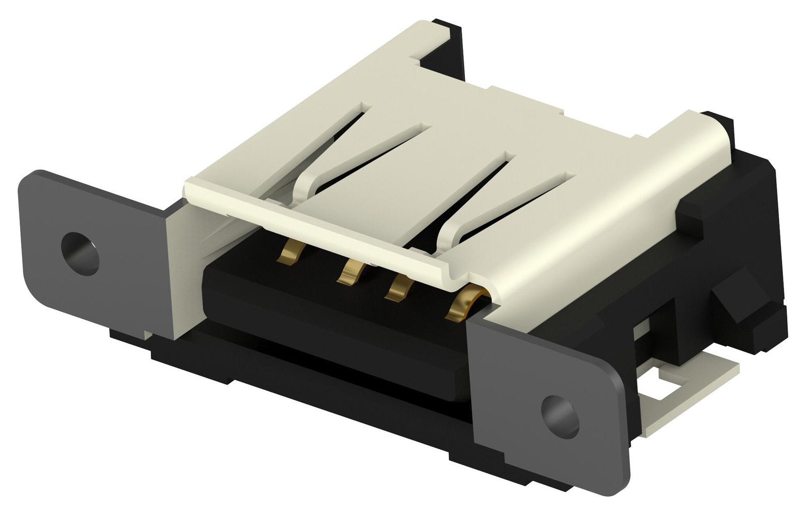 Amp Connectors / Te Connectivity 5353928-2 Conn, Usb Type A, Rcpt, 4Ways, Smd