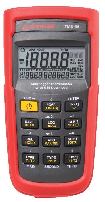 Amprobe Fluke Tmd-56 Digital Themometer With Datalog