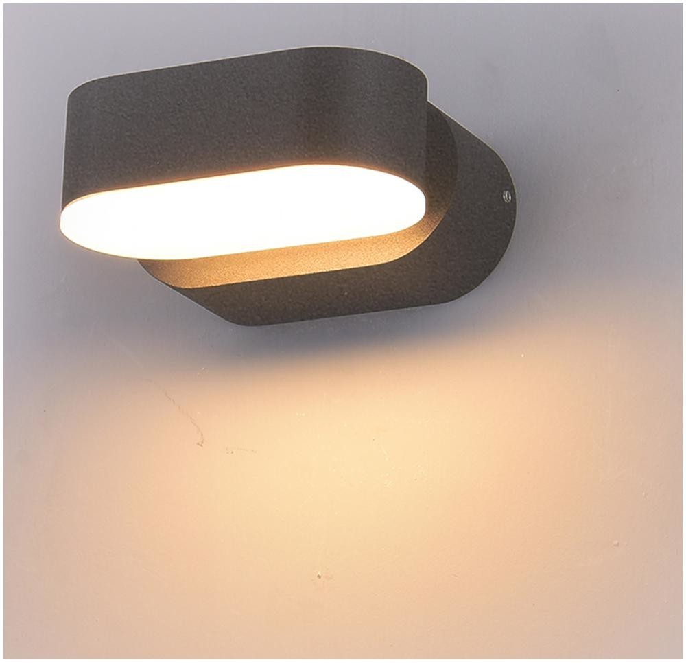 V-Tac Vt-816 8291 Led Wall Light 6W 4000K Grey