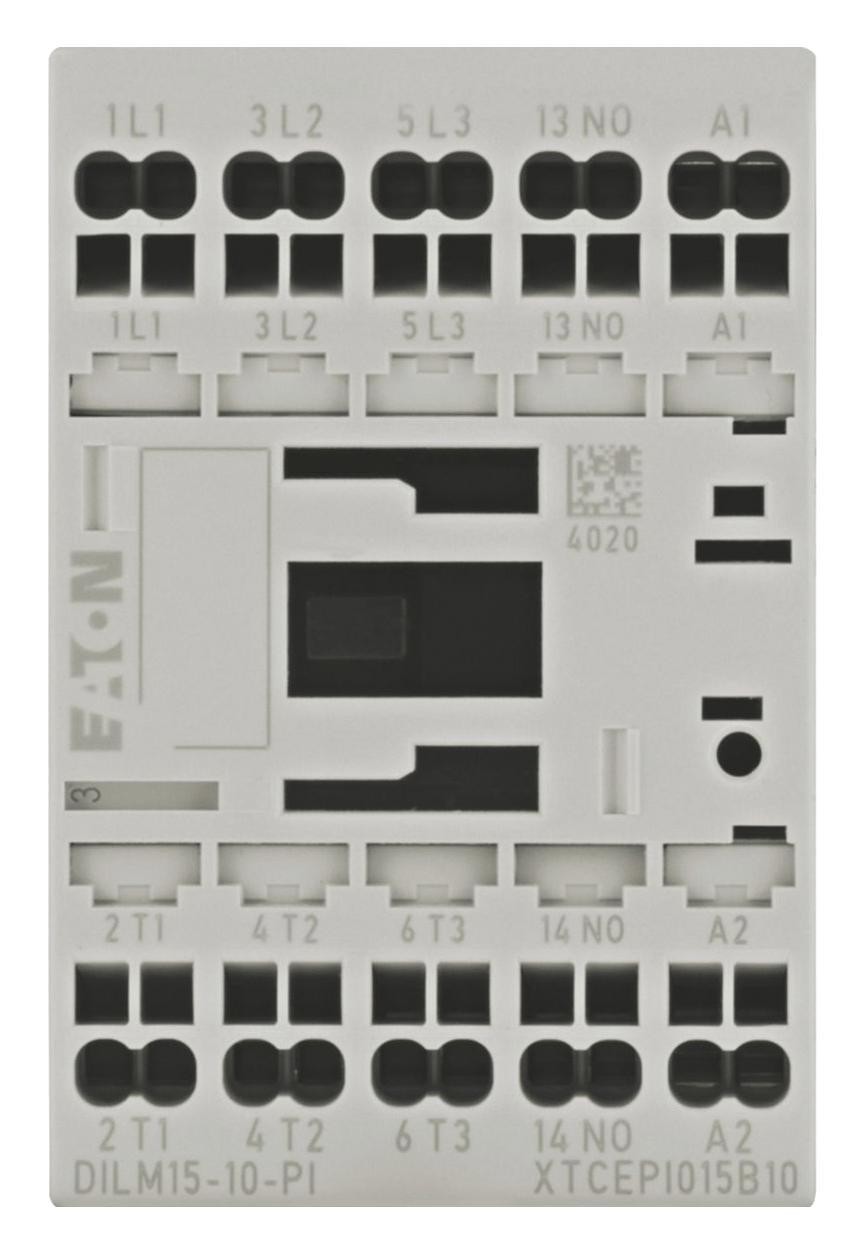 Eaton Moeller Dilm15-10(110V50Hz,120V60Hz)-Pi Contactor, 3Pst-No, 110Vac, Din/panel