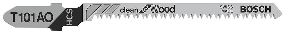 Bosch Professional (Blue) 2608630031 Jigsaw Blade Clean For Wood (Pk5)