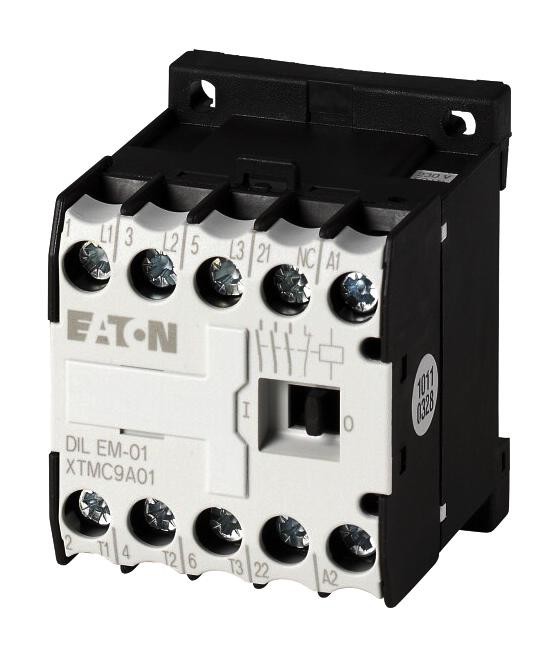 Eaton Moeller Dilem-01-G(24Vdc) Contactor, Spst-Nc, 24Vdc, Din Rail