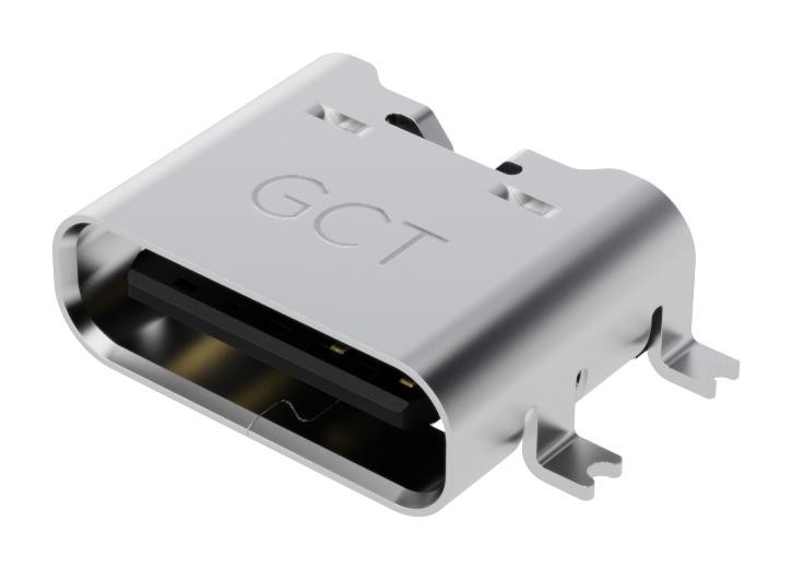 Gct (Global Connector Technology) Usb4135-Gf-A. Usb Conn, Type C, R/a Rcpt, 6Pos, Smt