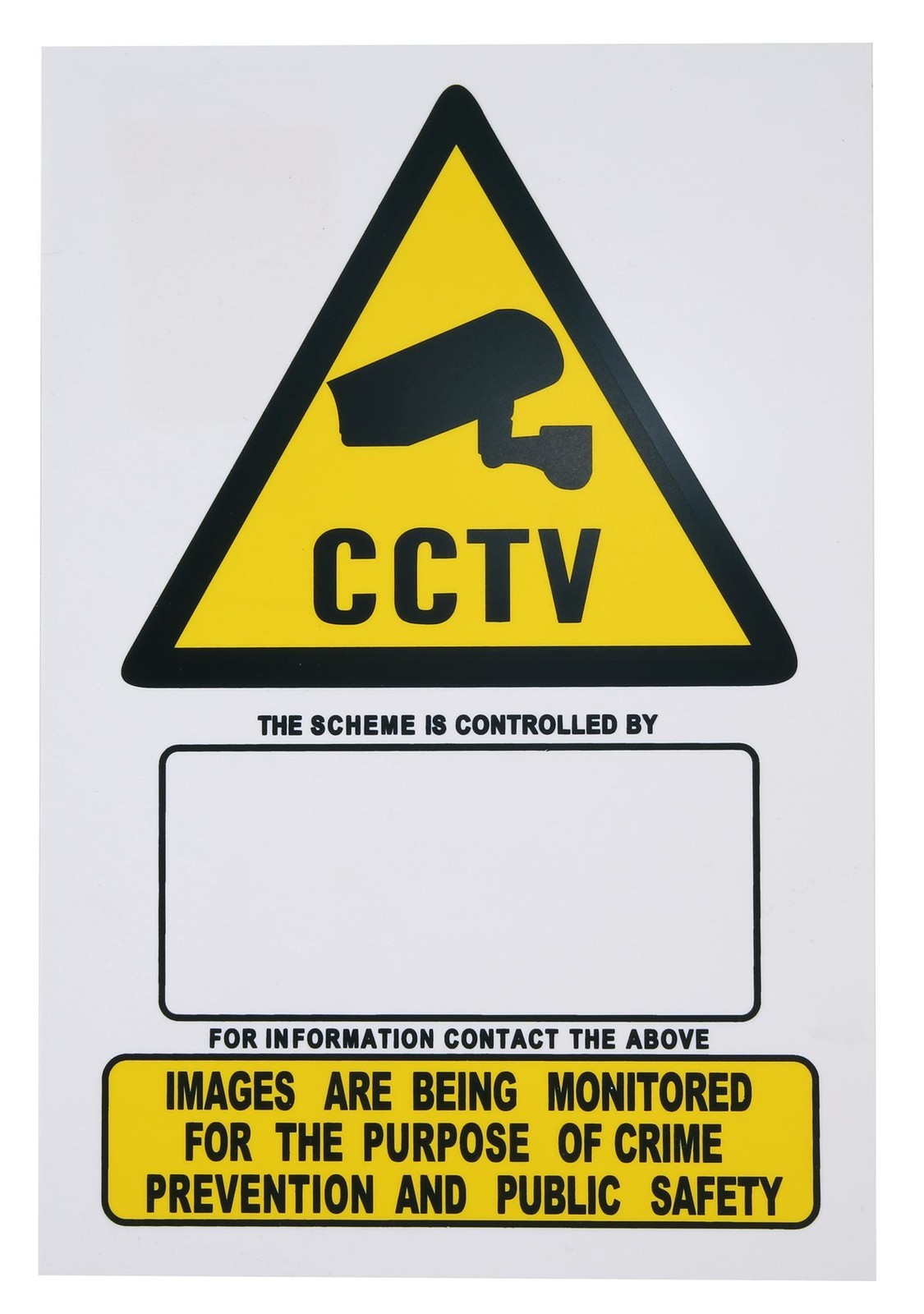 Haydon Hay-Wsa5Sticker A5 Cctv Warning Window Sticker