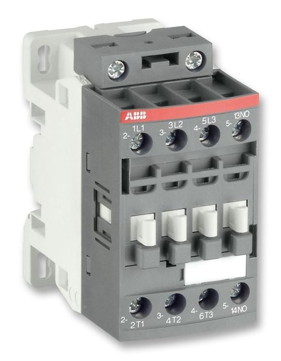 Abb Af09-40-00-14 Contactor, 4P, 250V-500V,25A