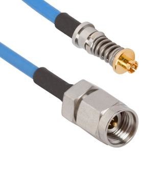 Amphenol SV Microwave 7032-7435-180 Rf Cable, 2.92mm Plug-Smpm Jack, 18