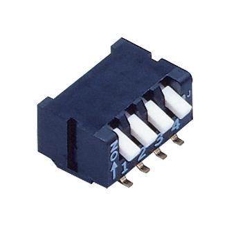 NIDEC Components Cfp-0412Tb Dip Switch, Piano, 4Pst-No, 0.1A/6V, Smd