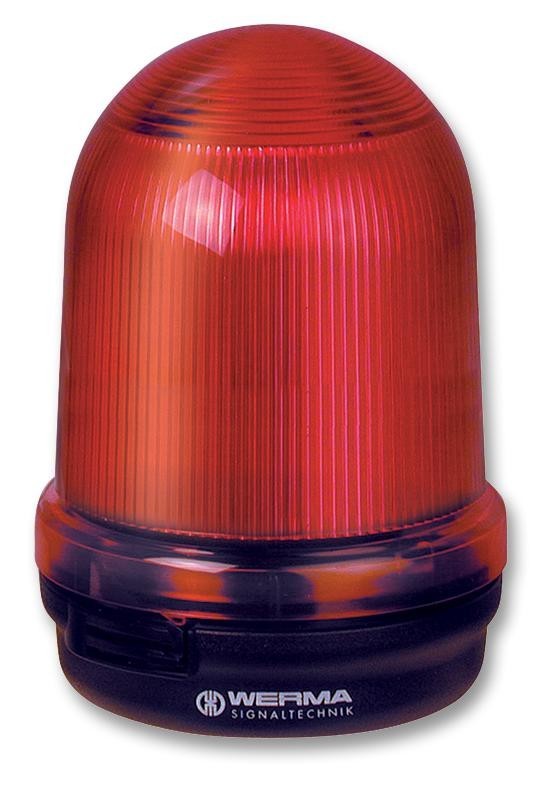 WERMA 828.100.68 Beacon, Flashing, 230V, Red